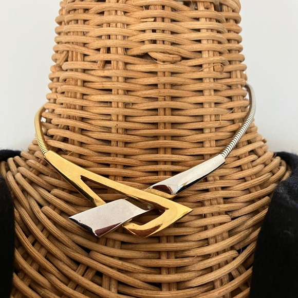 Givenchy necklace two tone vintage-stamped - Picture 2 of 10